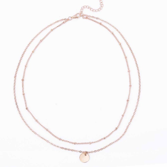 ❤️ 3/$30 Dainty Layered Coin Necklace - Picture 4 of 7
